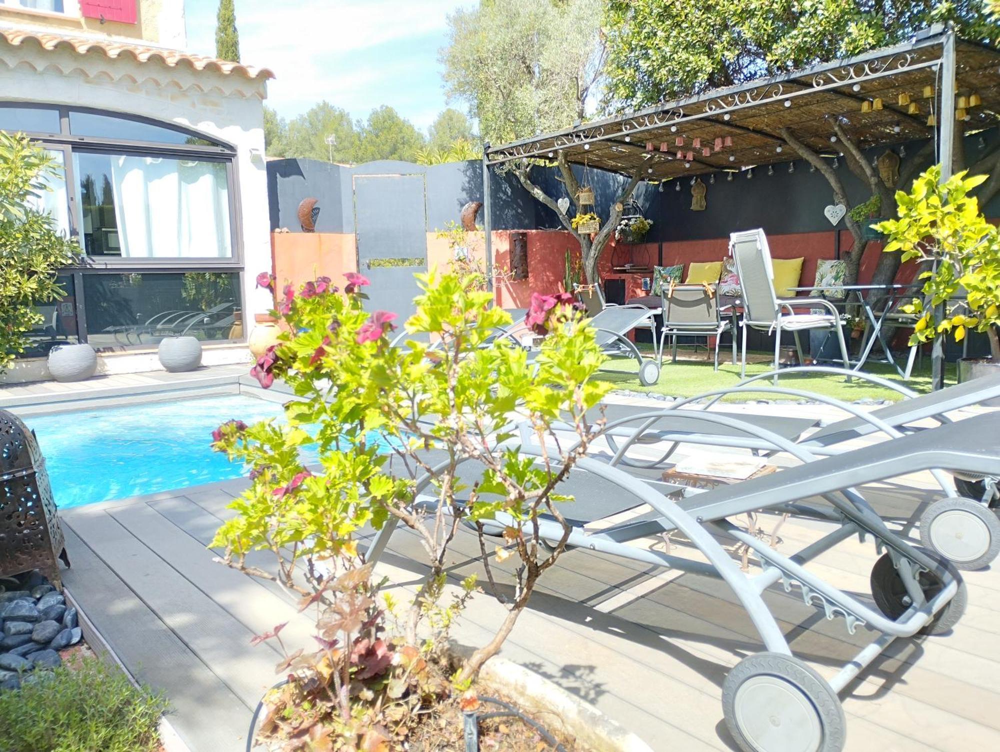 Villa Les Arbousiers La Cadiere-d'Azur Exterior foto